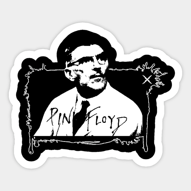 pink floyd the barber Sticker by bigboom2